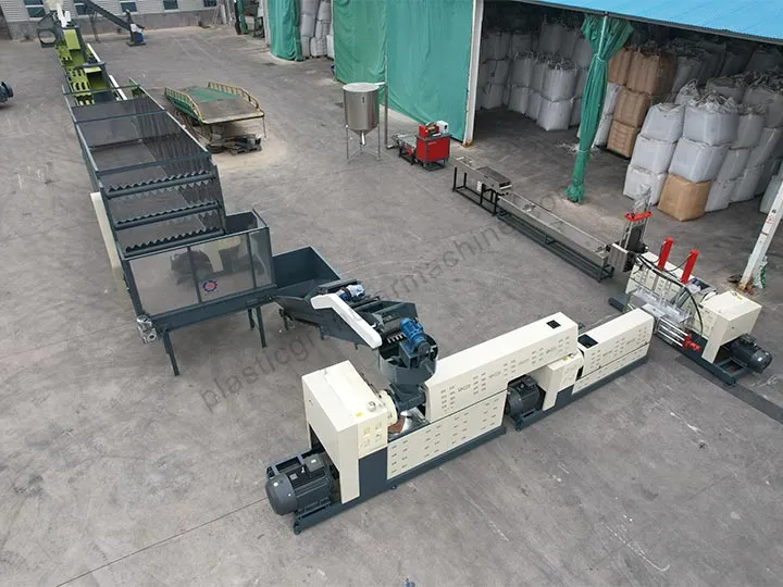 Extruder-Kunststoff-Granulierlinie