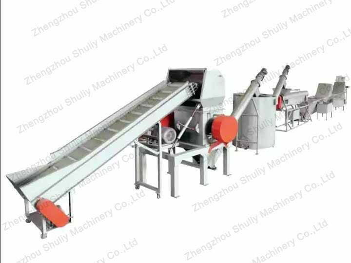 plastic bottle recycling line