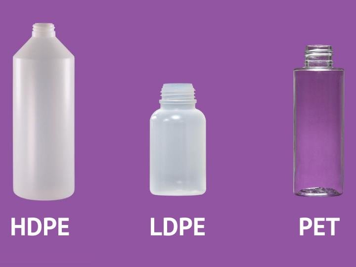 different plastic products