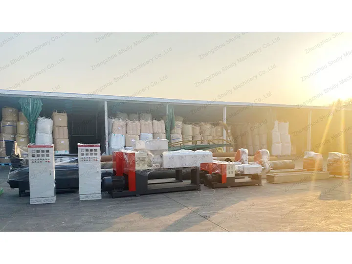 Nigeria customer received plastic granulation machine in 2023