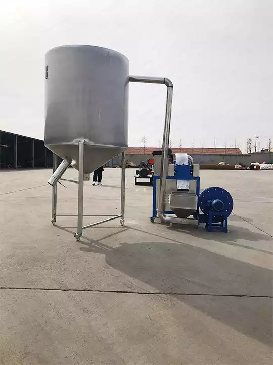 plastic granule silo