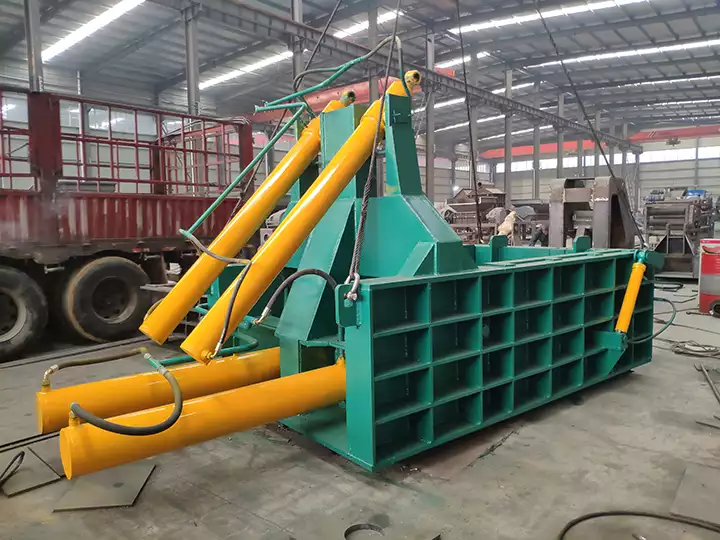 hydraulic scrap baling press machine