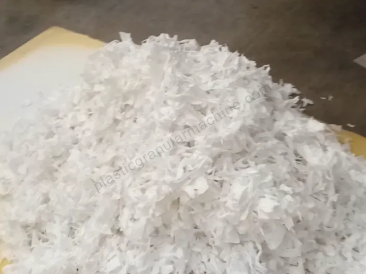 output of the fabric cutter