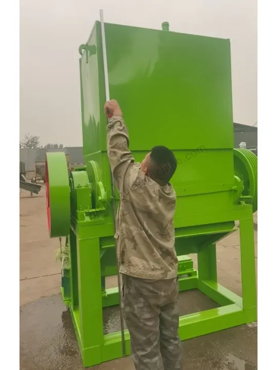 test the stretch film shredder