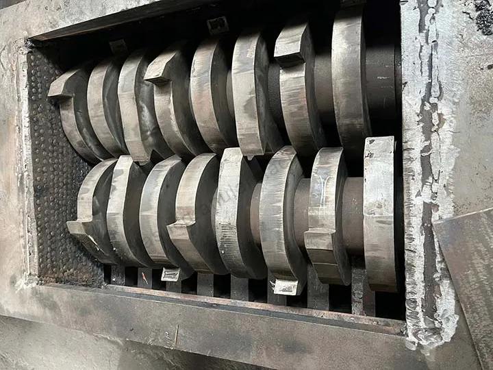 rubber tire shredder blades