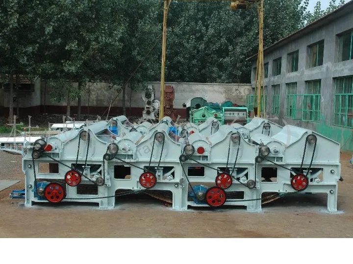 4 roller cotton bale opener machine
