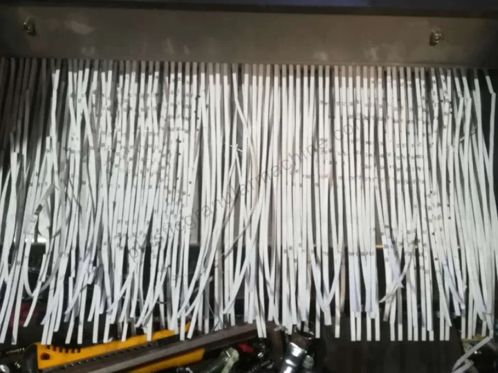 Strip-shaped finished product
