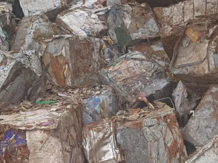 waste metal bales