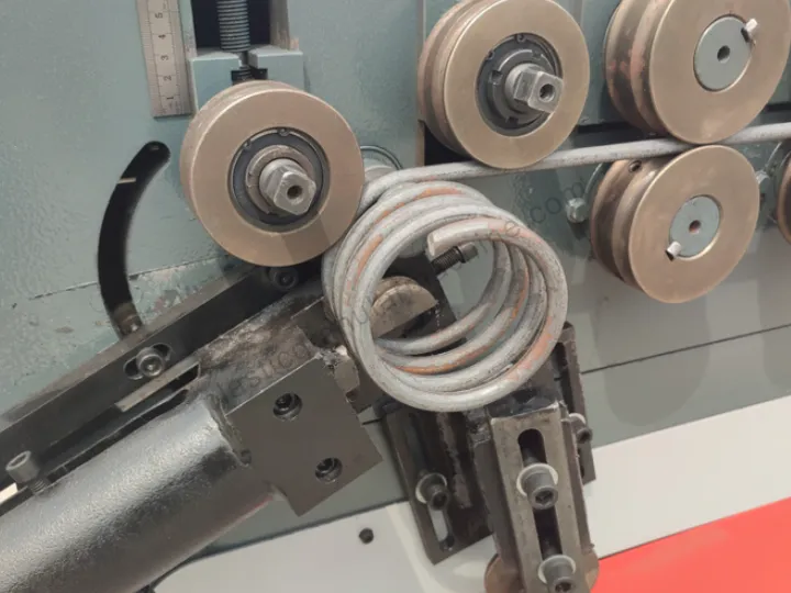 process steel bars into coils