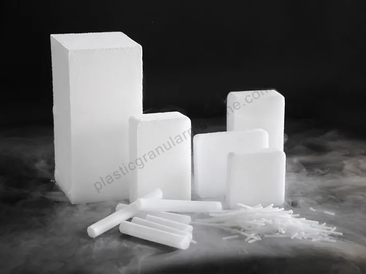High density dry ice block