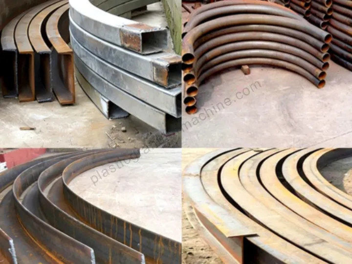 Final arching effect of various materials