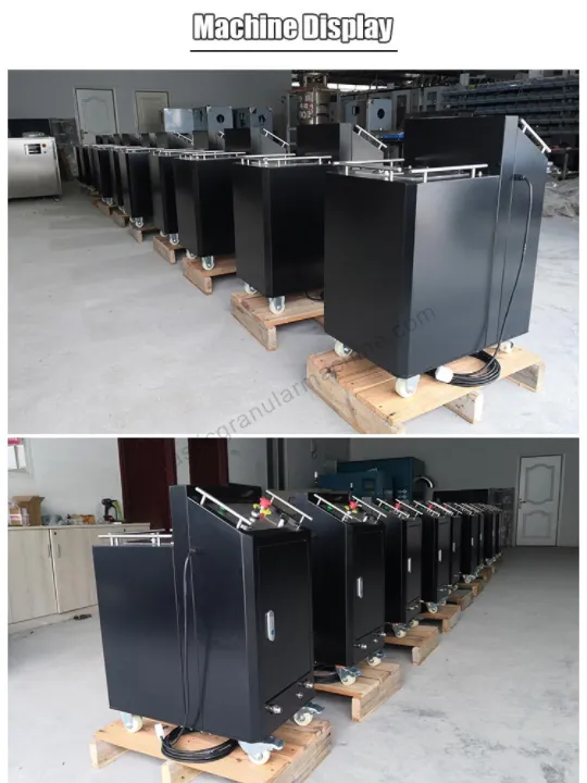 Много машин для очистки сухим льдом в наличии