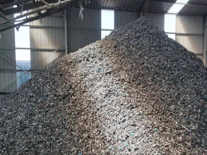 Tire chunks that can be used as fuel