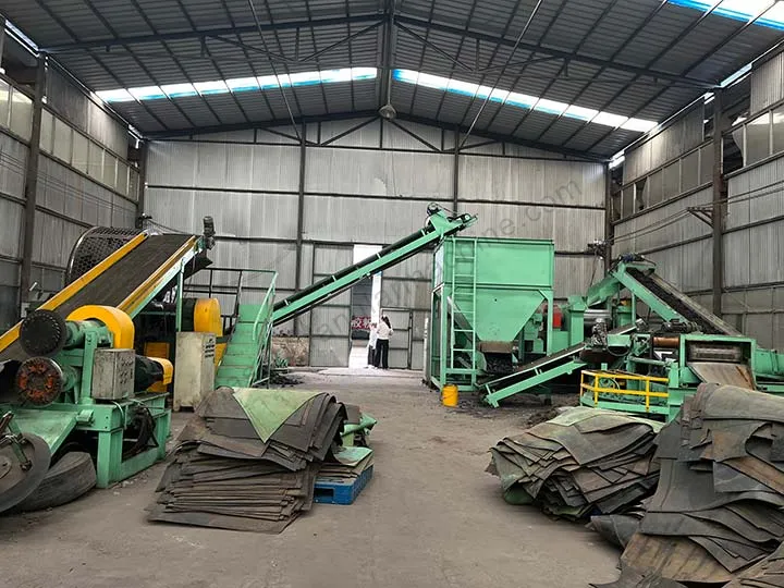 tire recycling plant