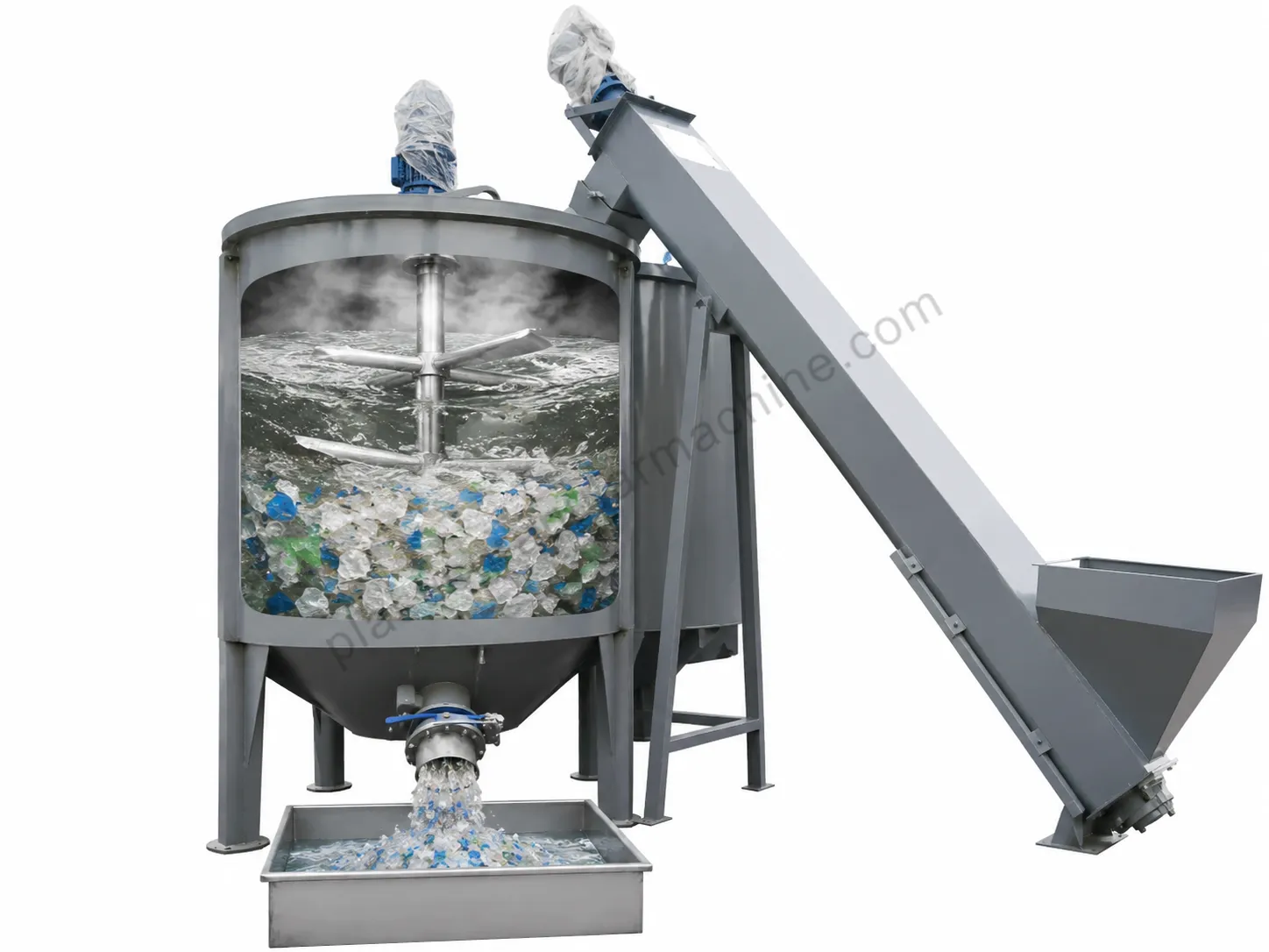 hot washed PET flakes machine guide