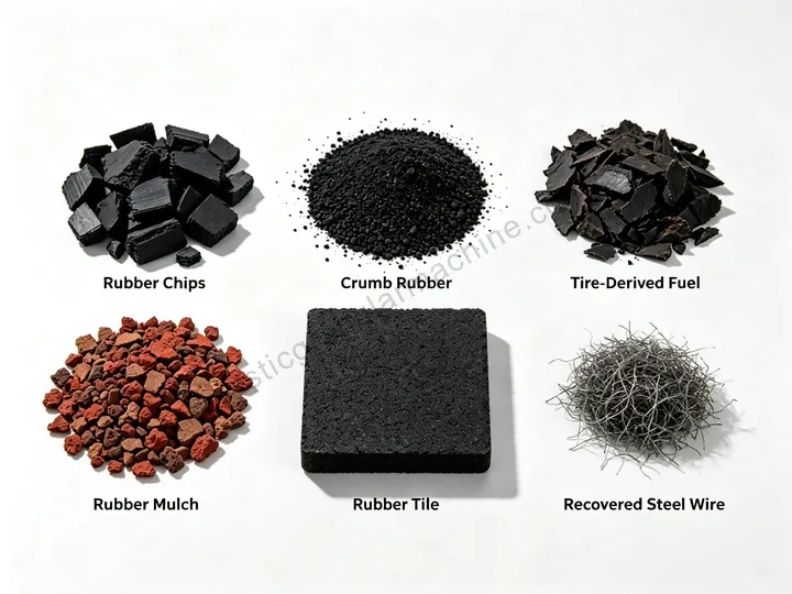 6 Profitable End Products from shredded tires